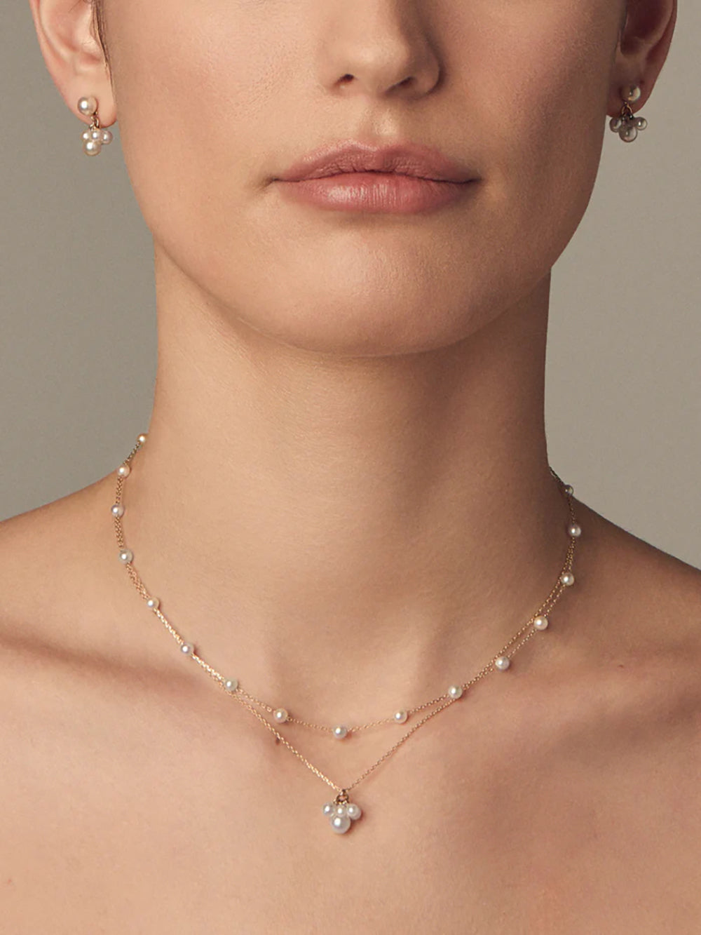 SBN341 ホワイトアコヤパールcandyネックレス