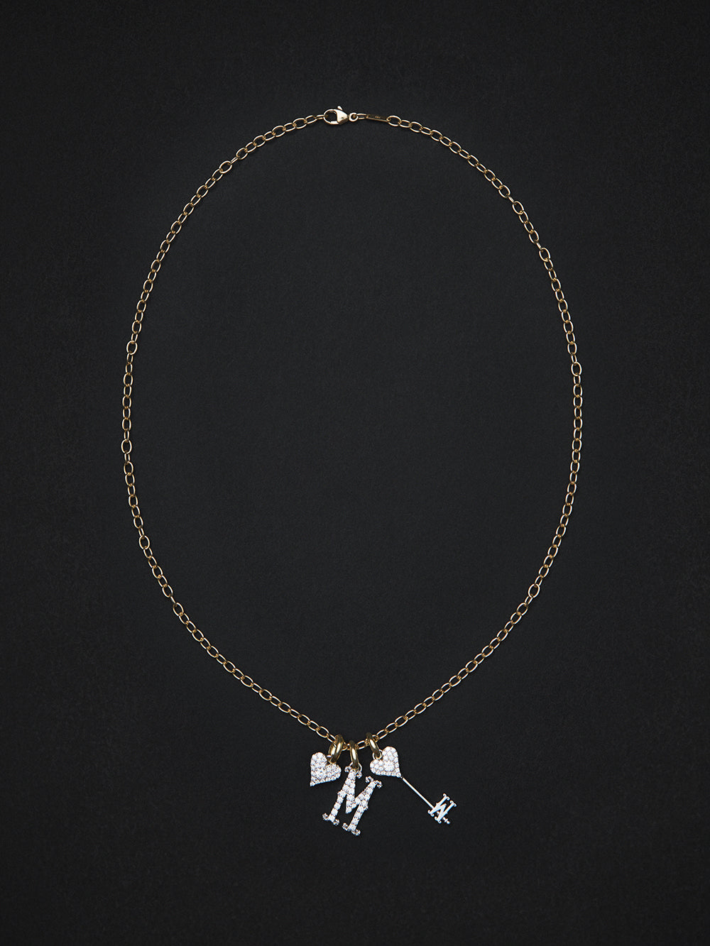 6X グランデダイヤモンドイニシャルチャーム