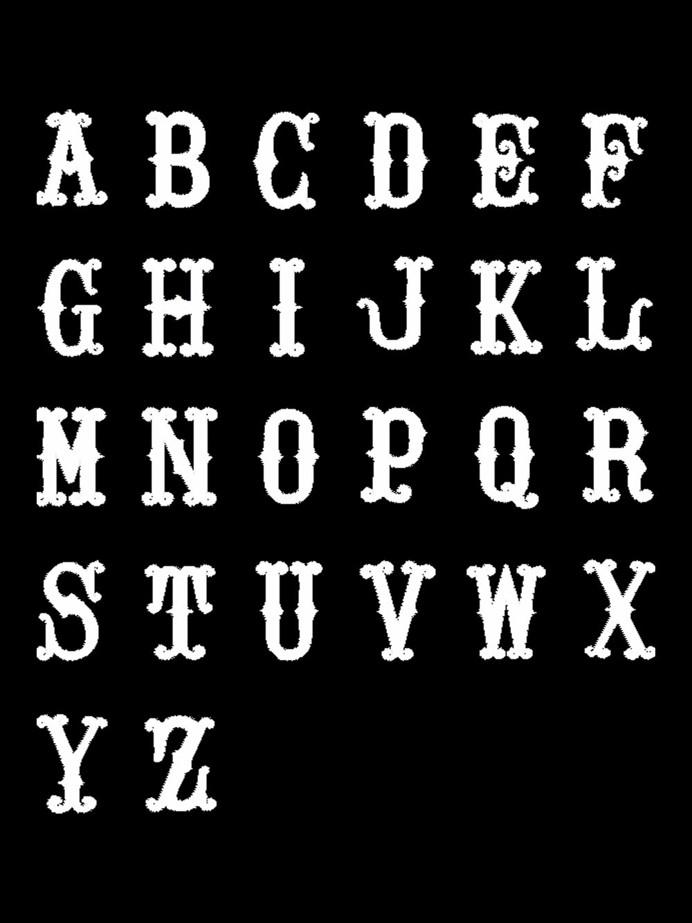 6X グランデダイヤモンドイニシャルチャーム