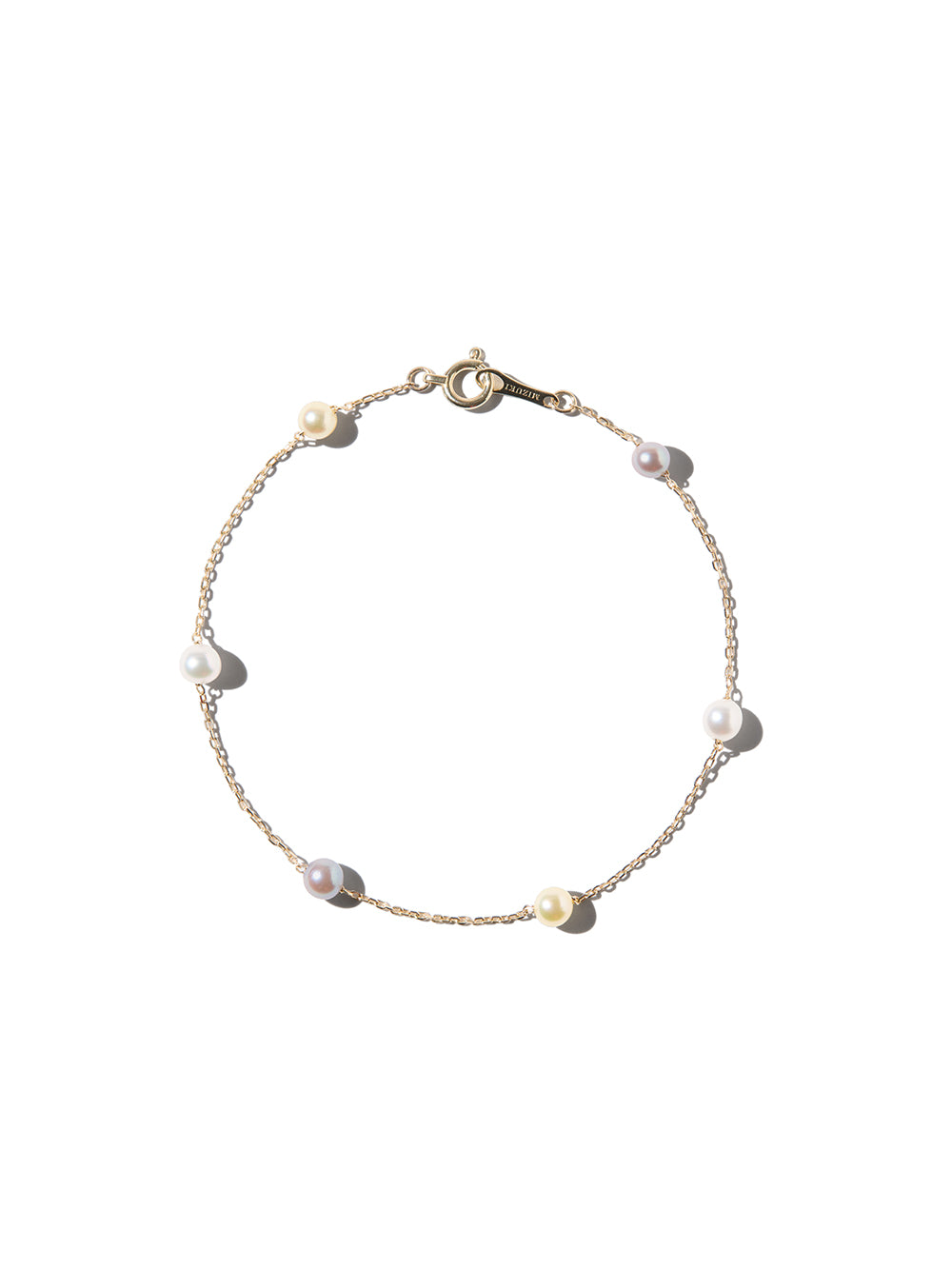 SBA132 3カラーアコヤパールcandyブレスレット