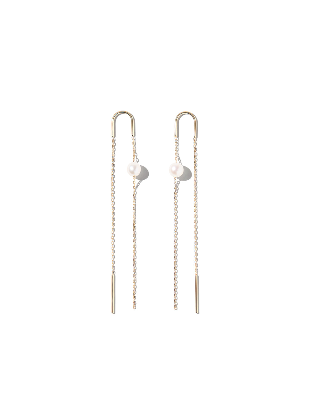 【オンラインストア限定】SBE453 ホワイトアコヤパールcandyチェーンピアス