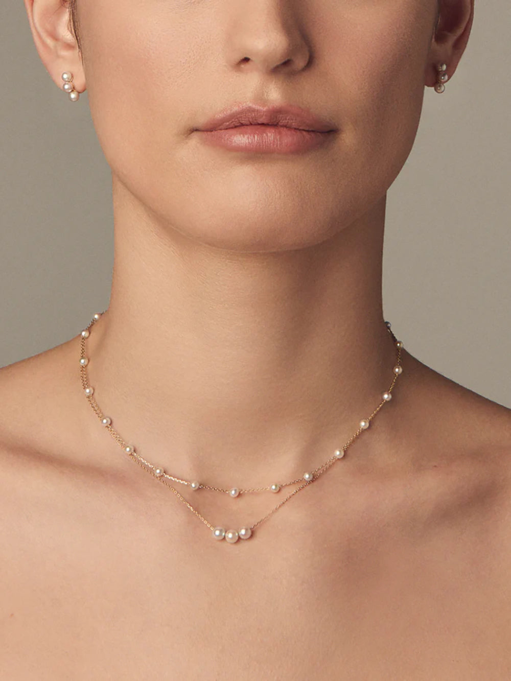 SBN337 ホワイトアコヤパールcandyネックレス