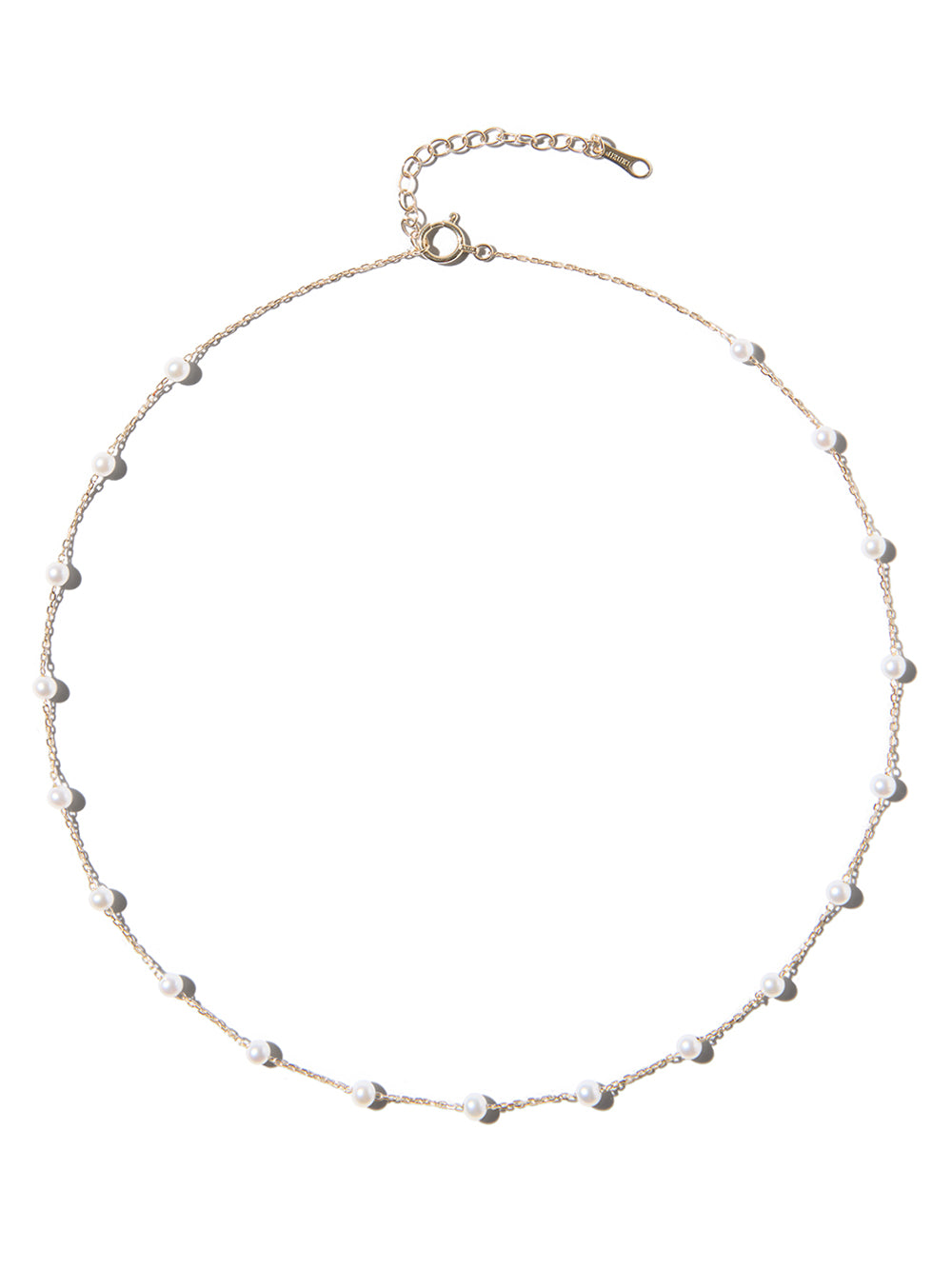 SBN341 ホワイトアコヤパールcandyネックレス